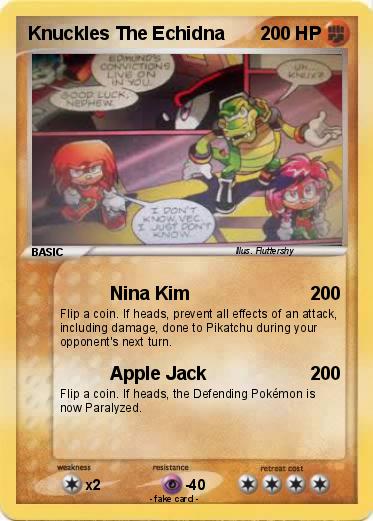 Pokemon Knuckles The Echidna