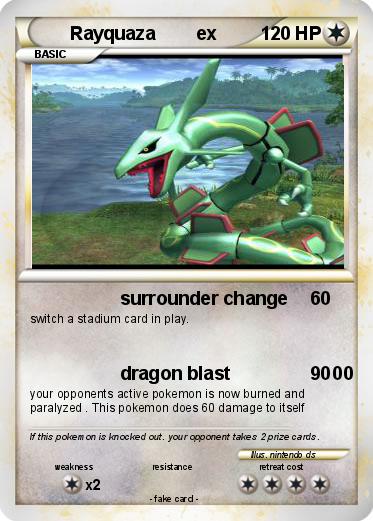 Pokemon Rayquaza        ex