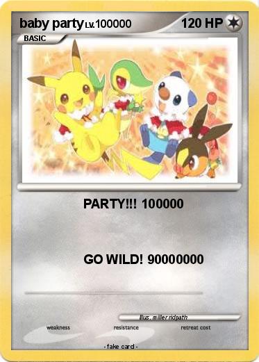 Pokemon baby party