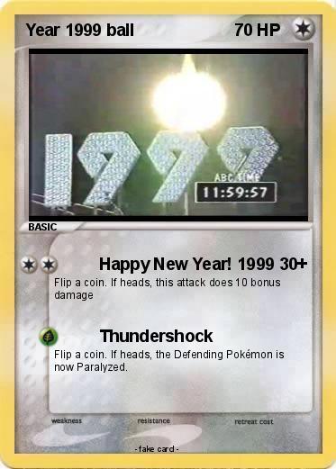 Pokemon Year 1999 ball