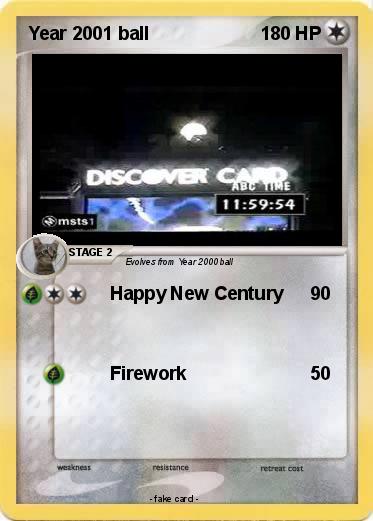 Pokemon Year 2001 ball