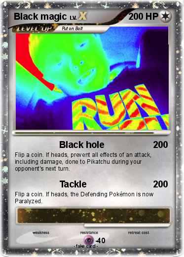 Pokemon Black magic