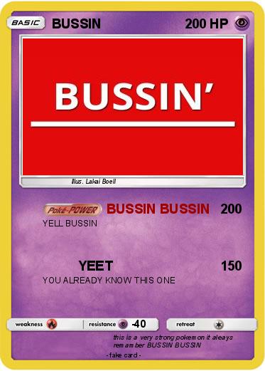 Pokemon BUSSIN