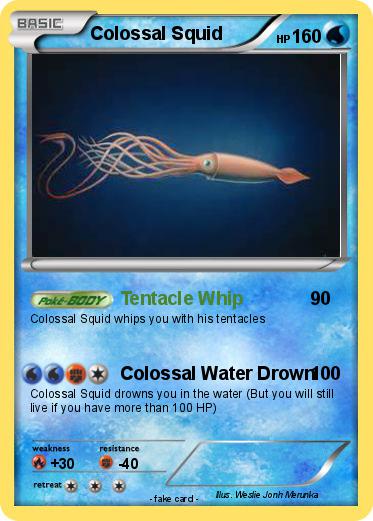 Pokemon Colossal Squid
