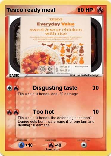 Pokemon Tesco ready meal