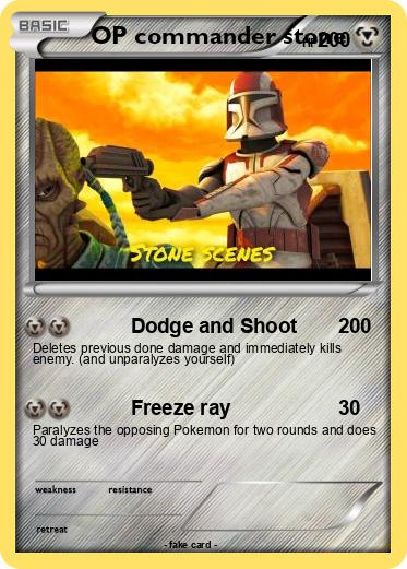 Pokemon OP commander stone