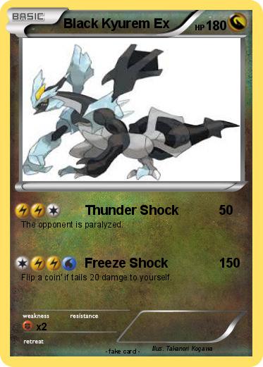 Pokemon Black Kyurem Ex
