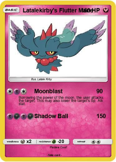 Pokemon Latalekirby's Flutter Mane Pokemon Latalekirby's Flutter Mane