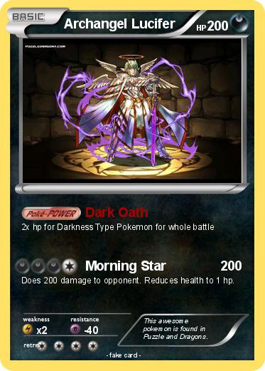 Pokemon Archangel Lucifer