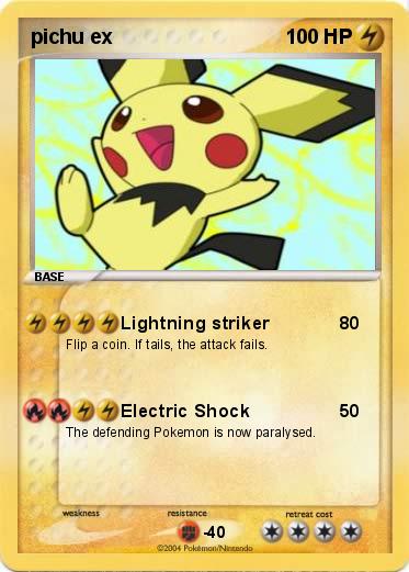 Pokemon pichu ex
