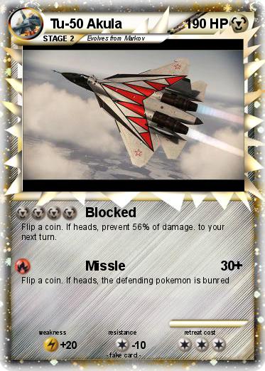 Pokemon Tu-50 Akula