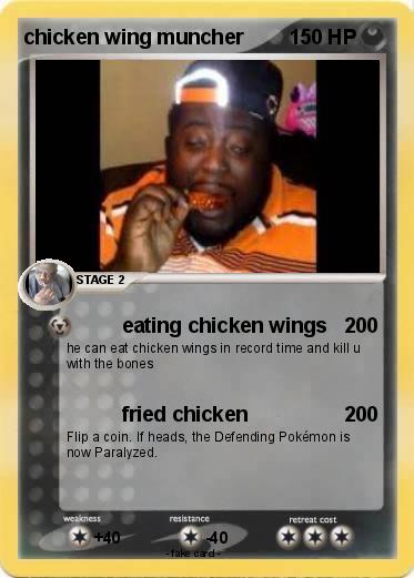 Pokemon chicken wing muncher
