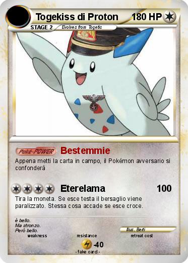 Pokemon Togekiss di Proton