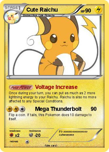 Pokemon Cute Raichu