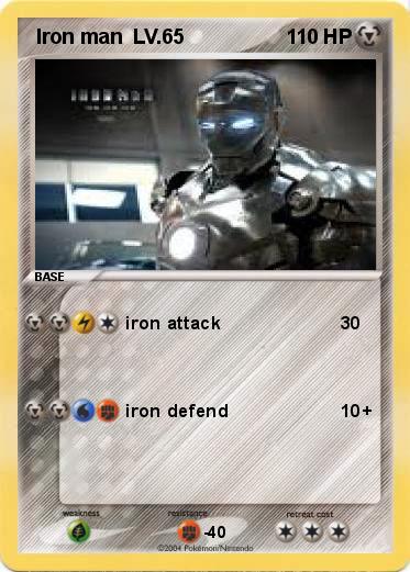 Pokemon  Iron man  LV.65