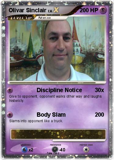 Pokemon Olivar Sinclair