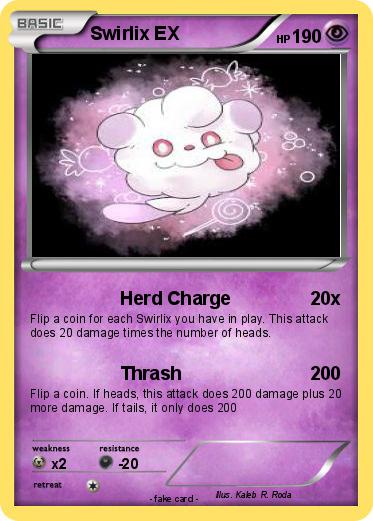 Pokemon Swirlix EX