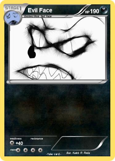 Pokemon Evil Face