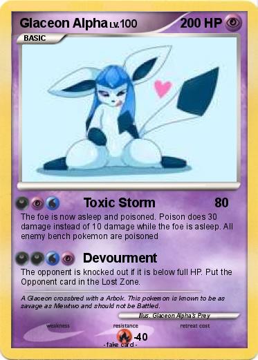 Pokemon Glaceon Alpha