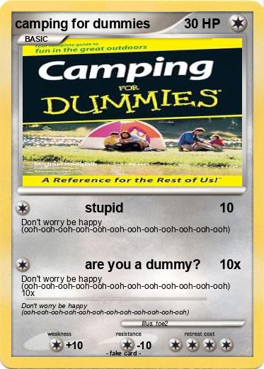 Pokemon camping for dummies