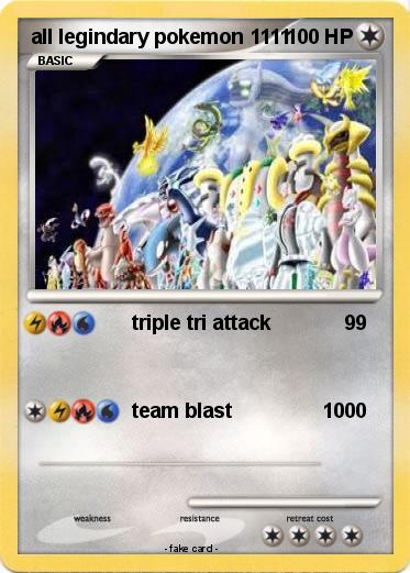 Pokemon all legindary pokemon 1111
