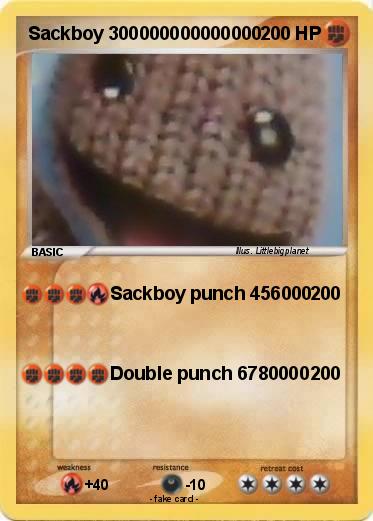 Pokemon Sackboy 300000000000000