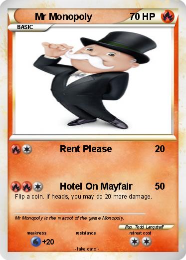 Pokemon Mr Monopoly
