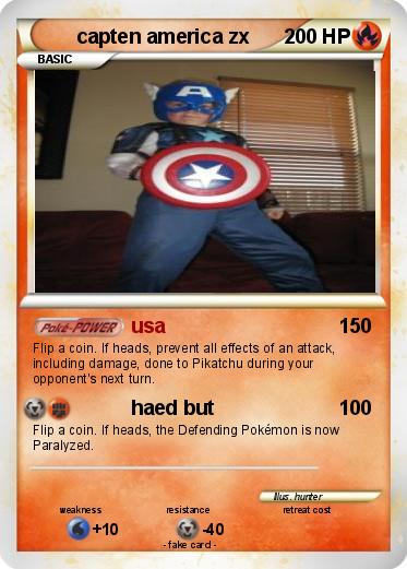 Pokemon capten america zx