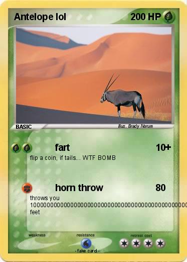 Pokemon Antelope lol