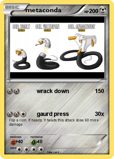 Pokemon metaconda