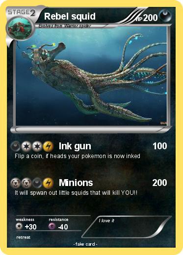 Pokemon Rebel squid