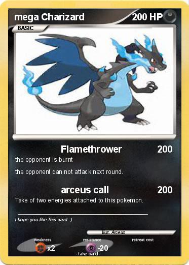 Pokemon mega Charizard