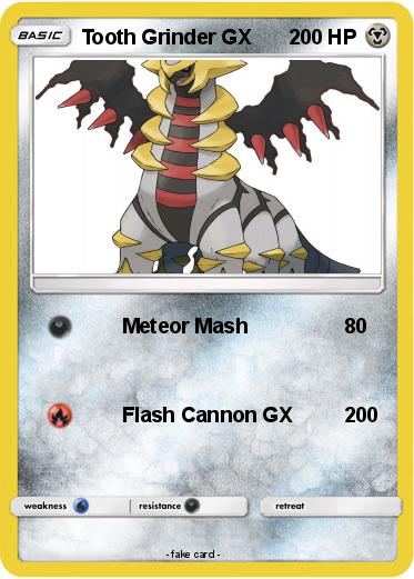Pokemon Tooth Grinder GX