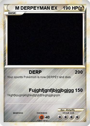 Pokemon M DERPEYMAN EX