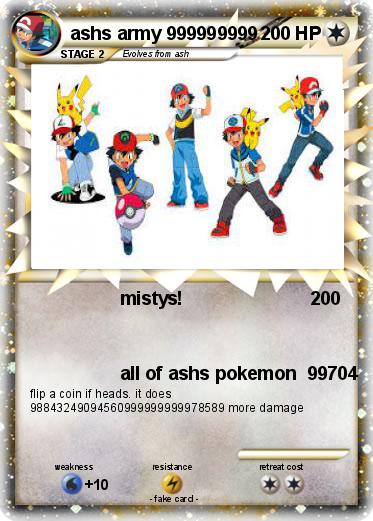 Pokemon ashs army 999999999