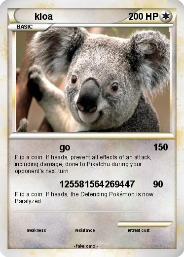 Pokemon kloa