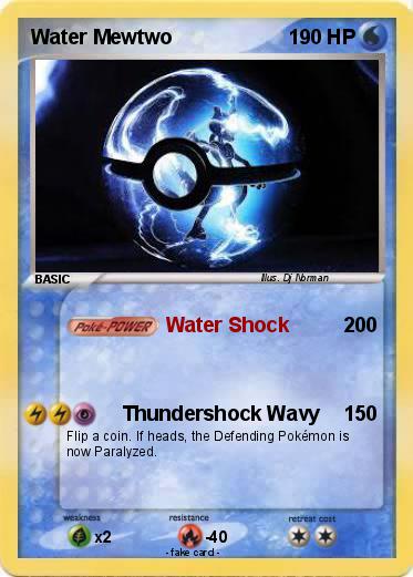 Pokemon Water Mewtwo