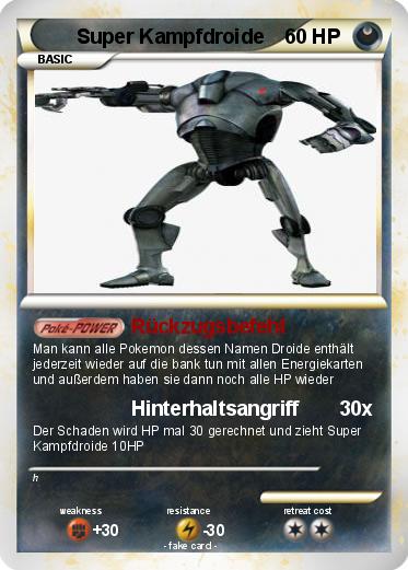 Pokemon Super Kampfdroide