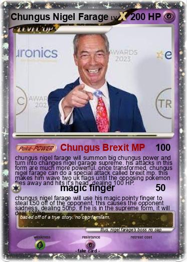 Pokemon Chungus Nigel Farage