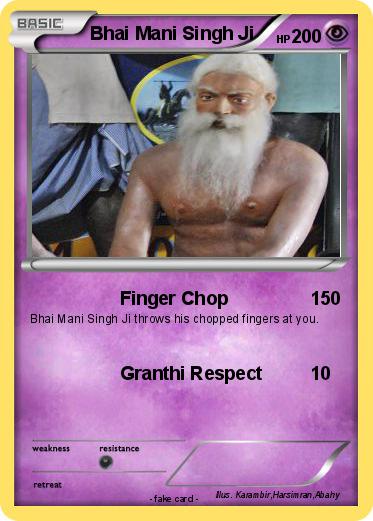 Pokemon Bhai Mani Singh Ji