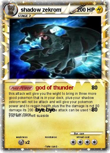 Pokemon shadow zekrom