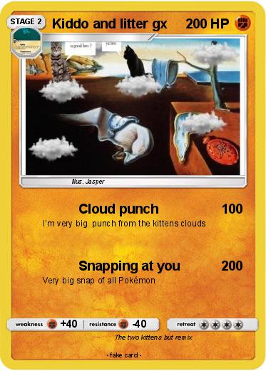 Pokemon Kiddo and litter gx