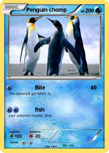 Pokemon Penguin chomp