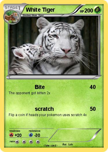 Pokemon White Tiger