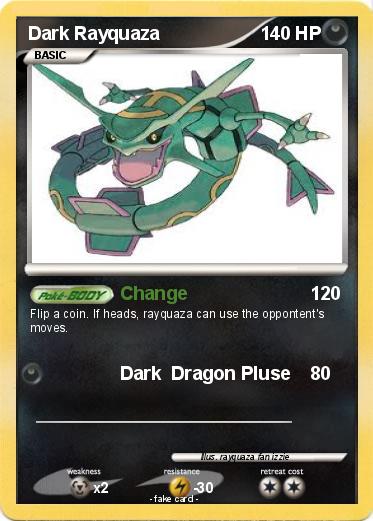 Pokemon Dark Rayquaza
