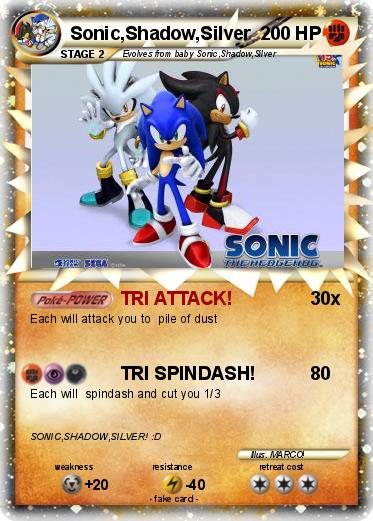 Pokemon Sonic,Shadow,Silver