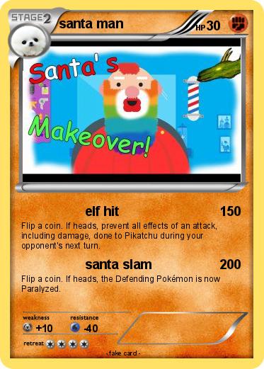 Pokemon santa man