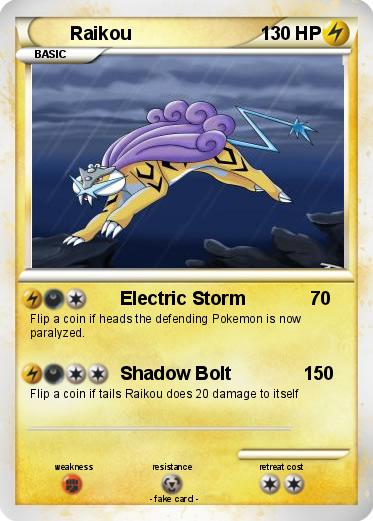 Pokemon Raikou