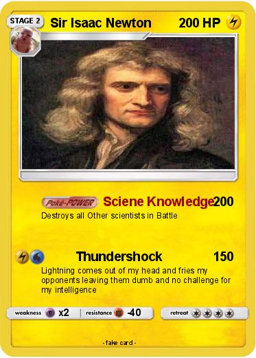 Pokemon Sir Isaac Newton
