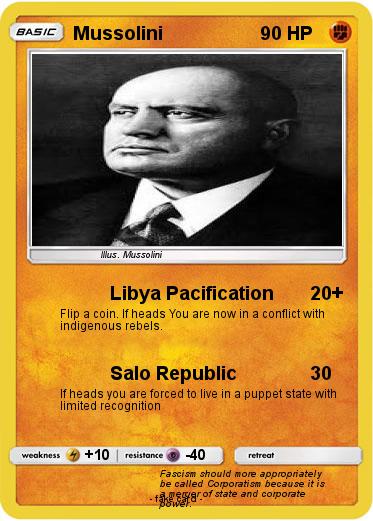Pokemon Mussolini